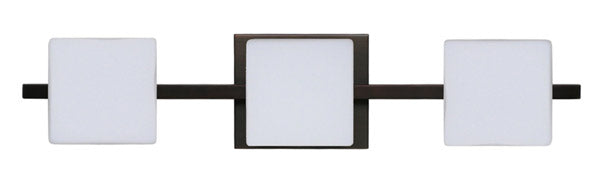 Besa Alex 3WS-773507-BR Bath Vanity Light 23 in. wide - Bronze