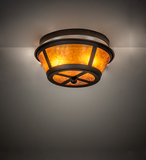 Meyda Tiffany Craftsman 238880 Ceiling Light - Oil Rubbed Bronze