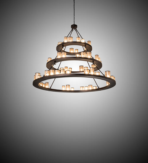 Meyda Tiffany Loxley 238892 Chandelier Light - Mahogany Bronze
