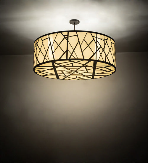 Meyda Tiffany Cilindro 238911 Pendant Light - Wrought Iron