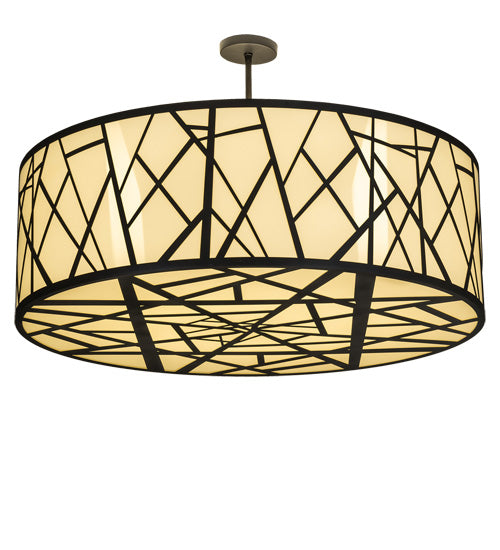 Meyda Tiffany Cilindro 238911 Pendant Light - Wrought Iron