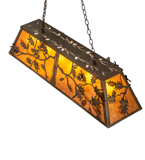 Meyda Tiffany Oak Leaf & Acorn 238913 Pendant Light - Antique Copper