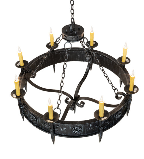 Meyda Tiffany Calandra 239061 Chandelier Light - Wrought Iron