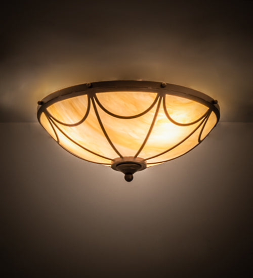 Meyda Tiffany Carousel 239068 Ceiling Light - Mahogany Bronze