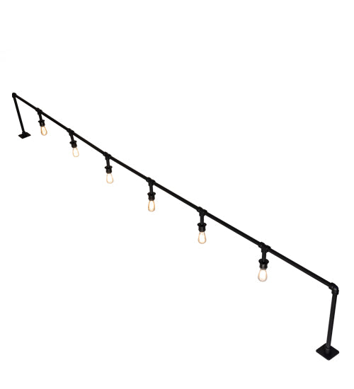Meyda Tiffany Lighting 239546 Pipedream Six Light Bar Top Lamp Lamp Black