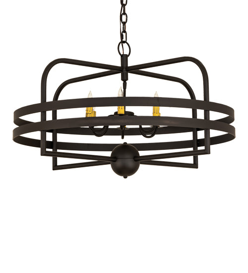 Meyda Tiffany Aldari 239586 Chandelier Light - Oil Rubbed Bronze
