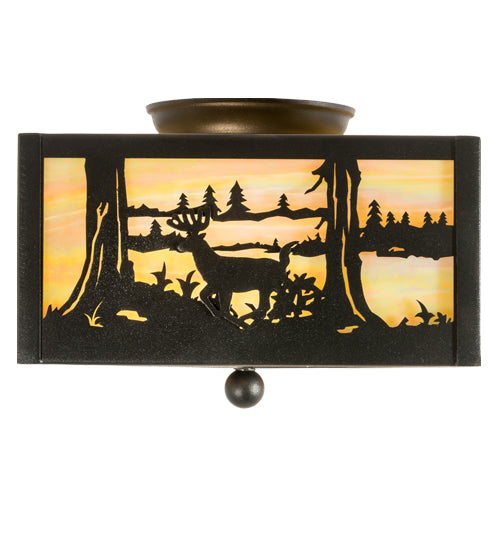 Meyda Tiffany Deer At Lake 23978 Ceiling Light