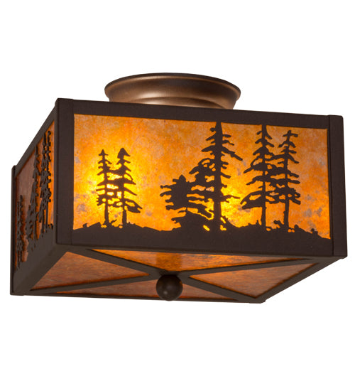 Meyda Tiffany Tall Pines 23982 Ceiling Light - Cafe-Noir