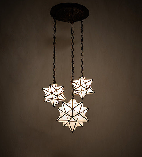 Meyda Tiffany Moravian Star 239858 Pendant Light - Antique Copper