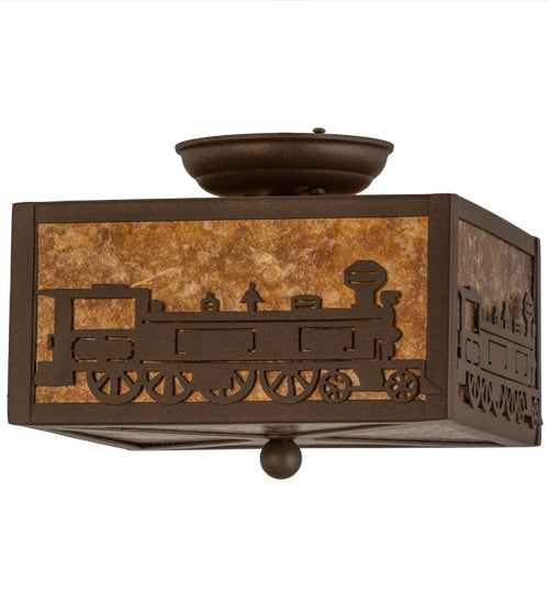 Meyda Tiffany Train 23985 Ceiling Light - Cafe-Noir