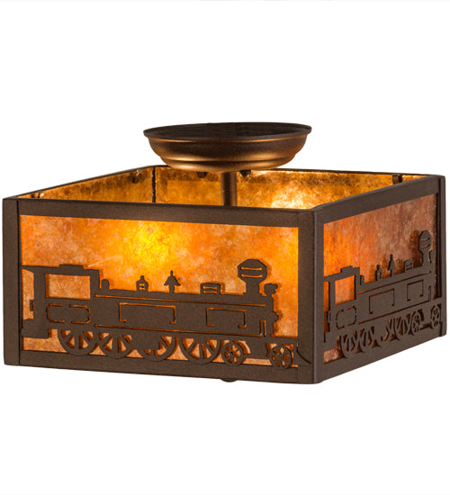 Meyda Tiffany Train 23985 Ceiling Light - Cafe-Noir