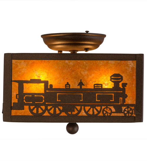 Meyda Tiffany Train 23985 Ceiling Light - Cafe-Noir