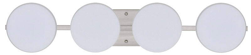 Besa Ciro 4WS-773807-SN Bath Vanity Light 31 in. wide - Satin Nickel