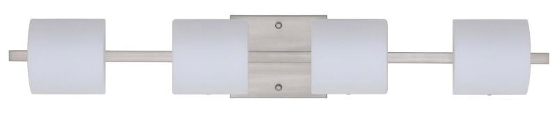 Besa Paolo 4WS-787307-SN Bath Vanity Light 31 in. wide - Satin Nickel