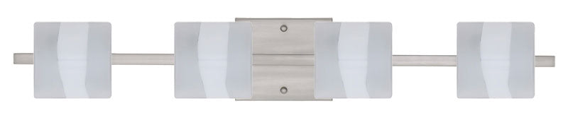 Besa Paolo 4WS-787399-SN Bath Vanity Light 31 in. wide - Satin Nickel