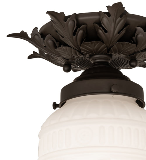 Meyda Tiffany Fancy Floral 239969 Ceiling Light - Oil Rubbed Bronze