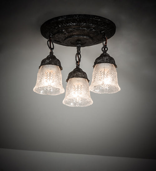 Meyda Tiffany Summer Wheat 239970 Ceiling Light - Pewter,Antique