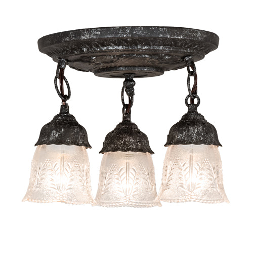 Meyda Tiffany Summer Wheat 239970 Ceiling Light - Pewter,Antique