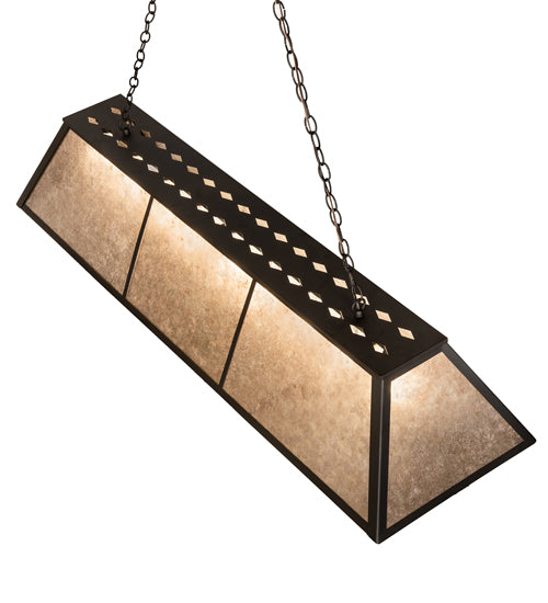 Meyda Tiffany Tri-Panel 240397 Pendant Light - Oil Rubbed Bronze