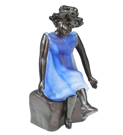 Meyda Tiffany Lighting 24074 Silhouette One Light Accent Lamp Lamp Two-Tone