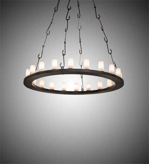 Meyda Tiffany Loxley 240760 Chandelier Light - Steel,Oil Rubbed Bronze
