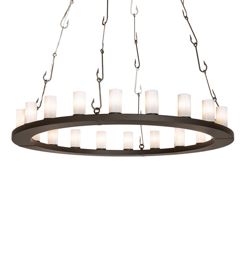Meyda Tiffany Loxley 240760 Chandelier Light - Steel,Oil Rubbed Bronze