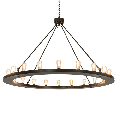 Meyda Tiffany Loxley 241212 Chandelier Light - Timeless Bronze