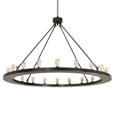 Meyda Tiffany Loxley 241212 Chandelier Light - Timeless Bronze