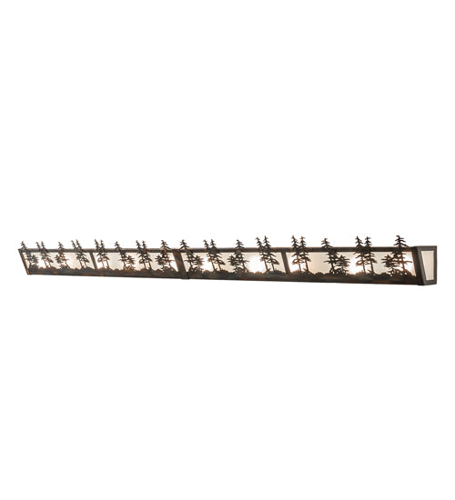 Meyda Tiffany Tall Pines 241262 Bath Vanity Light 72 in. wide - Antique Copper
