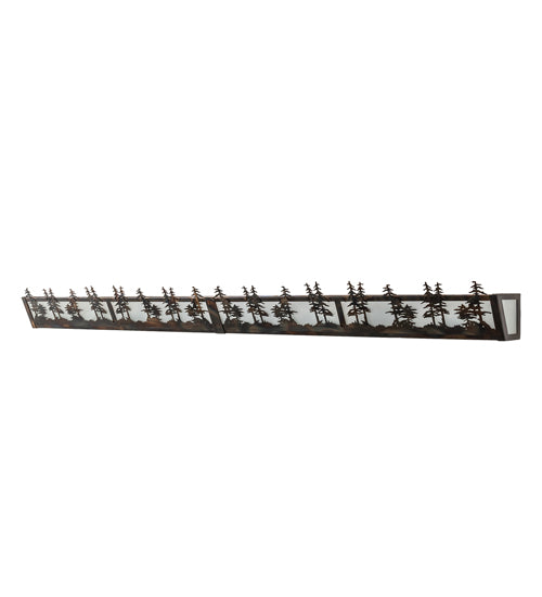 Meyda Tiffany Tall Pines 241262 Bath Vanity Light 72 in. wide - Antique Copper