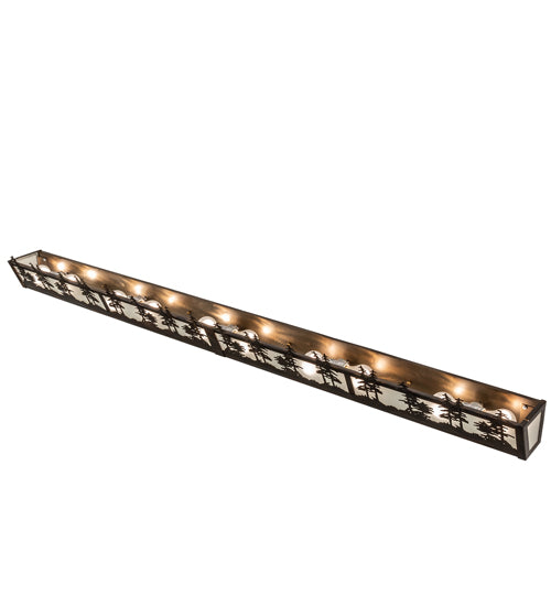 Meyda Tiffany Tall Pines 241262 Bath Vanity Light 72 in. wide - Antique Copper