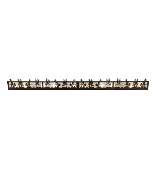 Meyda Tiffany Tall Pines 241262 Bath Vanity Light 72 in. wide - Antique Copper