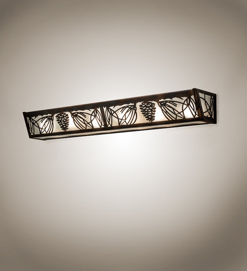Meyda Tiffany Mountain Pine 241417 Bath Vanity Light 36 in. wide - Copper