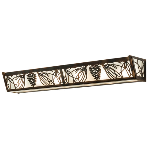 Meyda Tiffany Mountain Pine 241417 Bath Vanity Light 36 in. wide - Copper