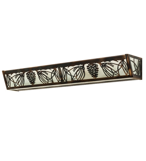 Meyda Tiffany Mountain Pine 241417 Bath Vanity Light 36 in. wide - Copper