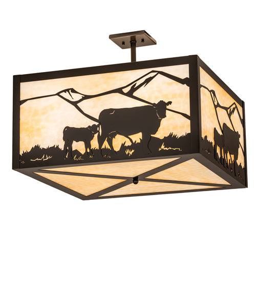 Meyda Tiffany Calf & Cow 241426 Ceiling Light