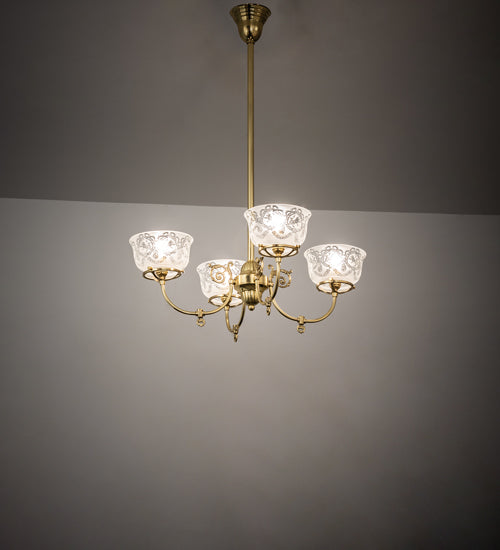 Meyda Tiffany Revival 241993 Chandelier Light - Polished Brass