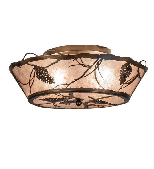 Meyda Tiffany Whispering Pines 242028 Ceiling Light - Antique Copper