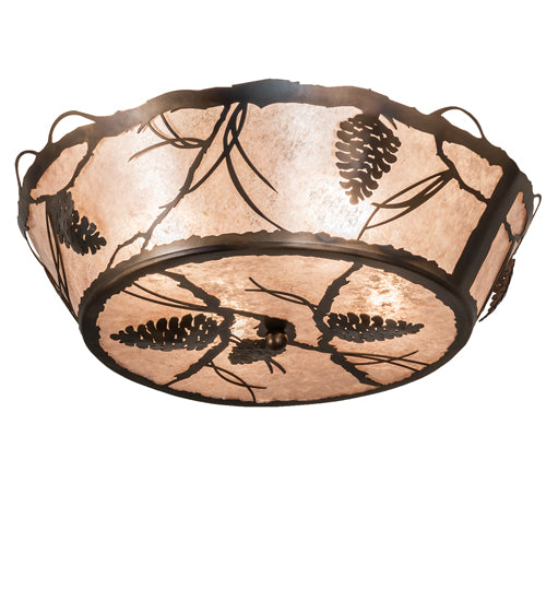 Meyda Tiffany Whispering Pines 242028 Ceiling Light - Antique Copper