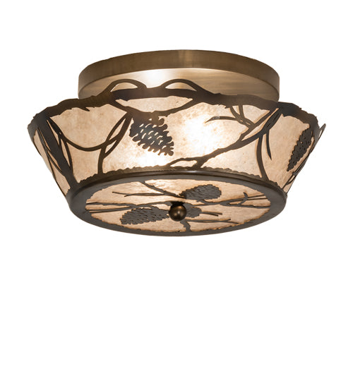 Meyda Tiffany Whispering Pines 242030 Ceiling Light - Antique Copper