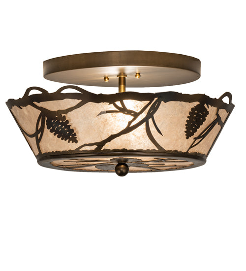Meyda Tiffany Whispering Pines 242030 Ceiling Light - Antique Copper