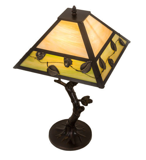 Meyda Tiffany Lighting 24246 Vine Leaf Table Lamp Lamp Bronze / Dark