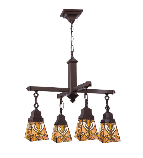 Meyda Tiffany Glasgow Bungalow 24273 Chandelier Light - Xaia Ha Beige