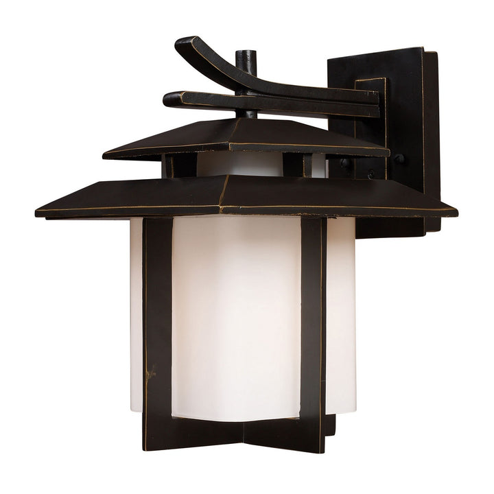 Elk Lighting 42171/1 Modern Kanso Outdoor Hazelnut Bronze