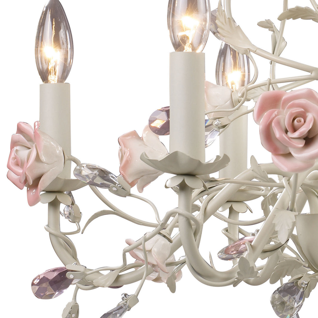 Elk Heritage 8092/6 Chandelier Light - Cream