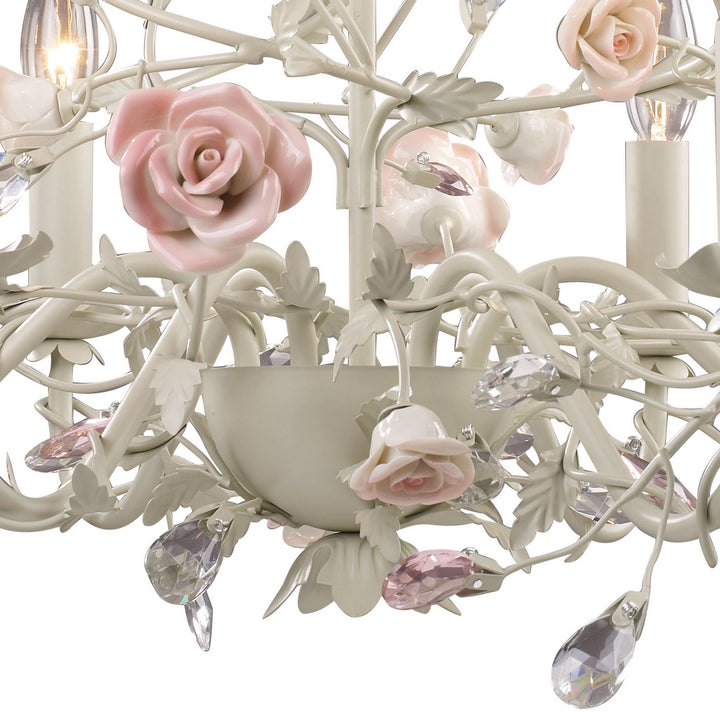Elk Heritage 8092/6 Chandelier Light - Cream