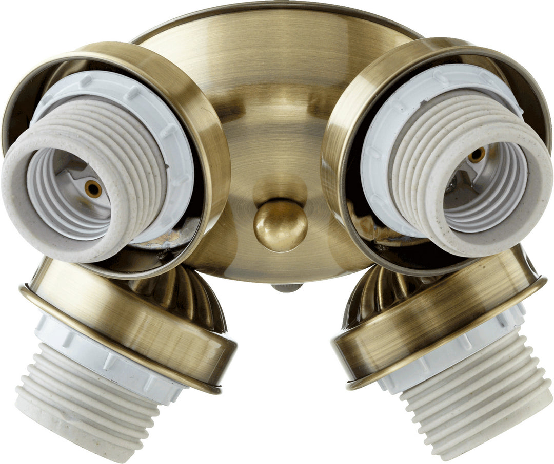 Quorum 2401-804 Fan Light Kit - Antique Brass