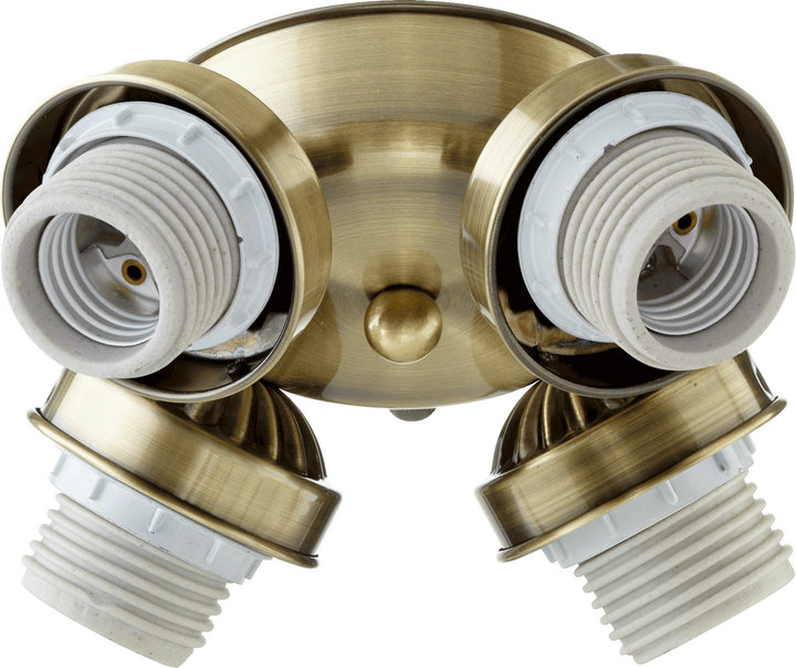 Quorum 2401-804 Fan Light Kit - Antique Brass