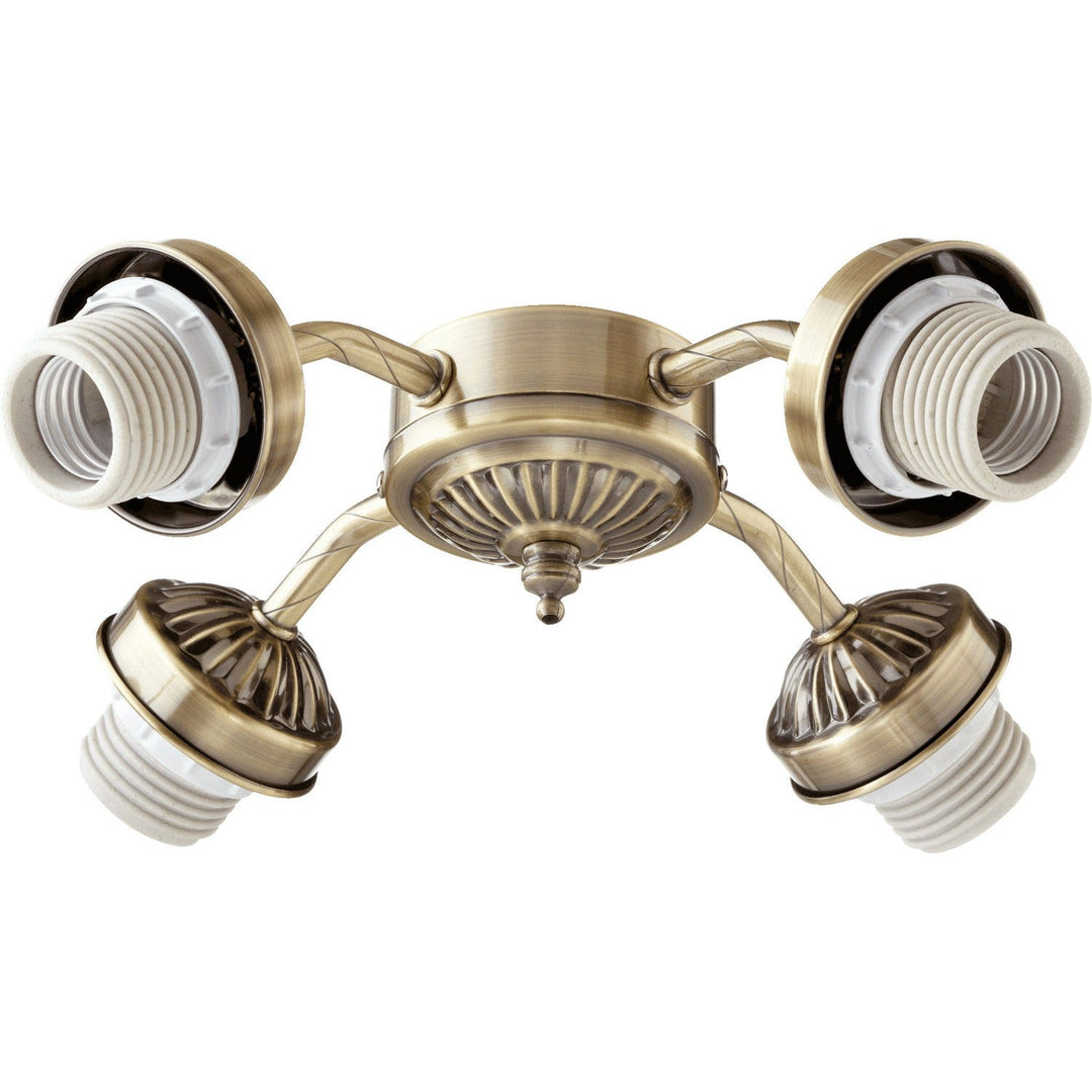 Quorum 2444-804 Fan Light Kit - Antique Brass