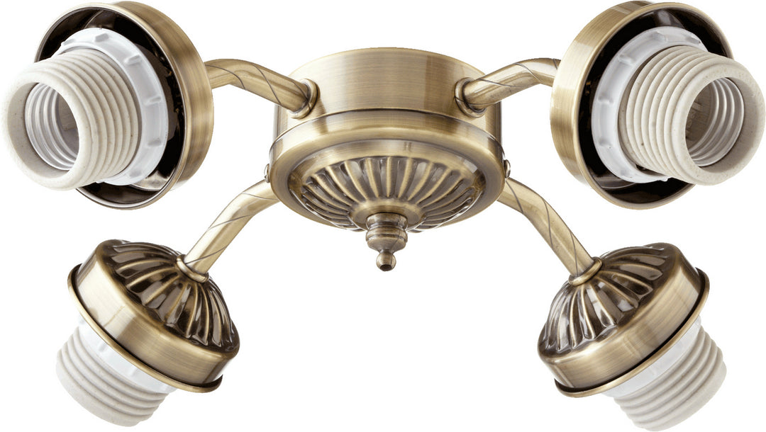 Quorum 2444-804 Fan Light Kit - Antique Brass